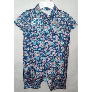 OCEAN + COAST 9M INFANT BLUE CANOE One piece outfit. UPF 30 protection.  NWT